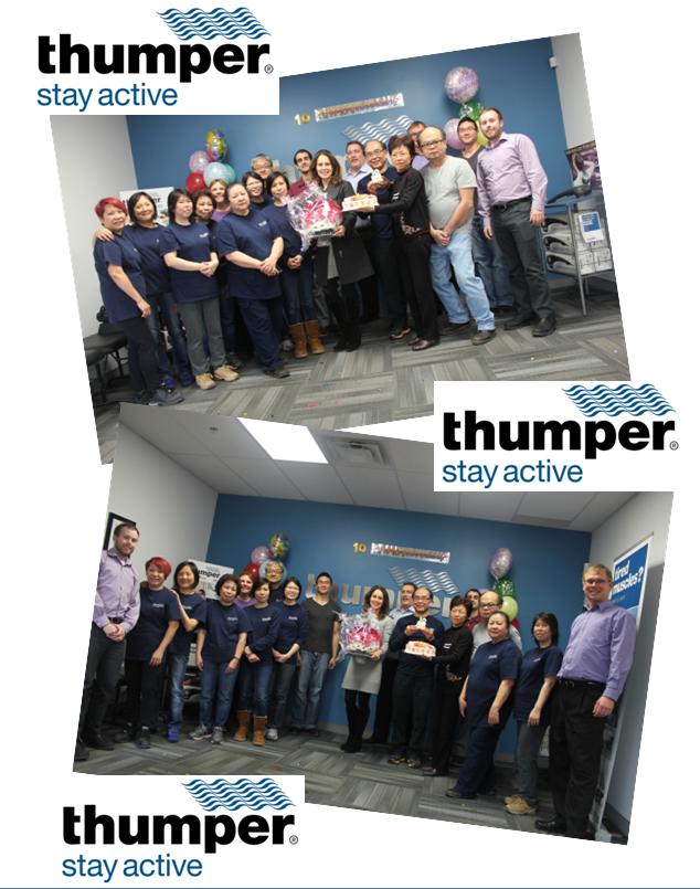 Thumper Staff Celebrates 10 Years of New Management and Ownership!